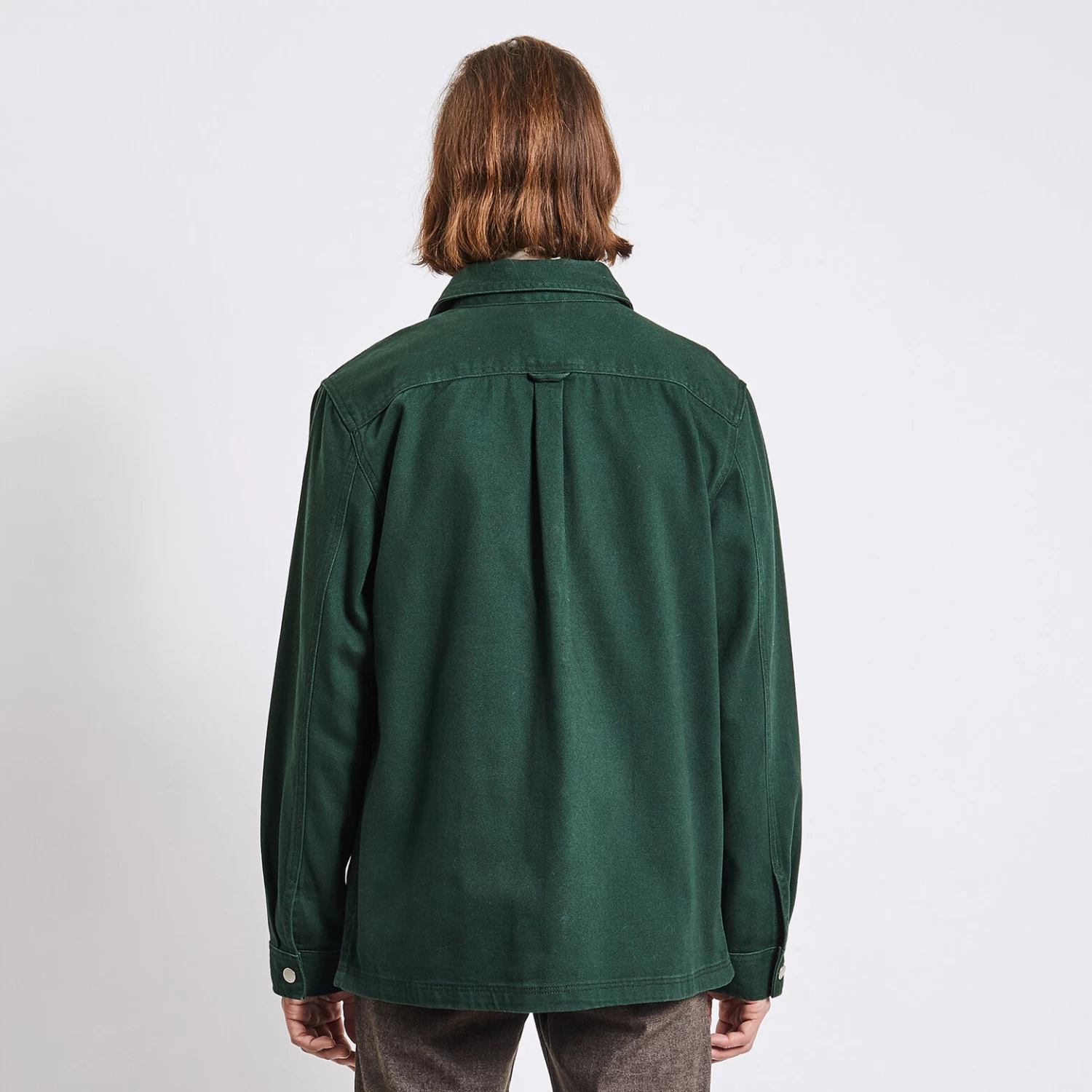 Surchemise Unie Coton Recyclé 5 Surchemise Unie Coton Recyclé – Image 5