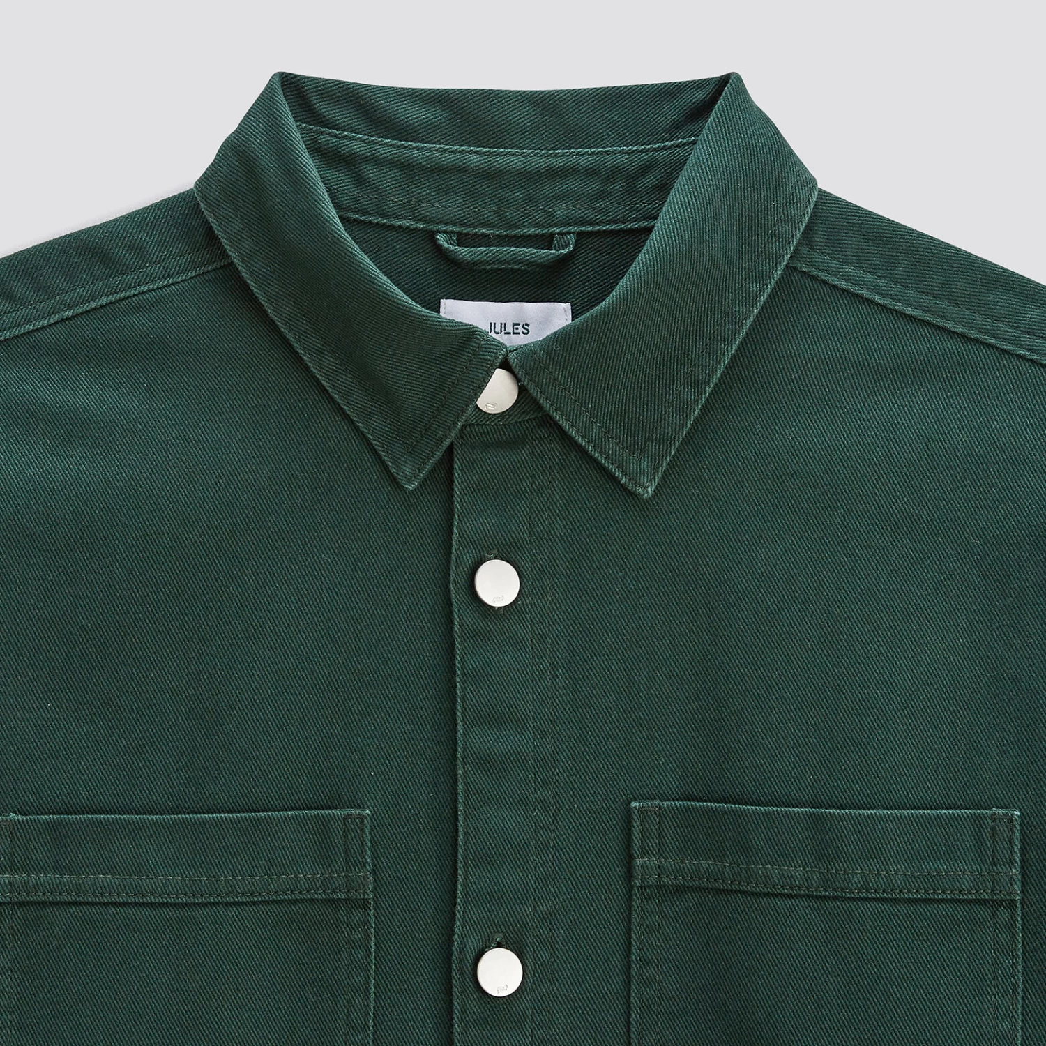 Surchemise Unie Coton Recyclé 7 Surchemise Unie Coton Recyclé – Image 7