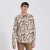 Chemise Regular Imprimé Fleur Coton