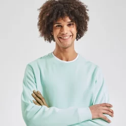 Sweat Piqué à Col Rond -Trendy Soldes 1003312 11552 V4