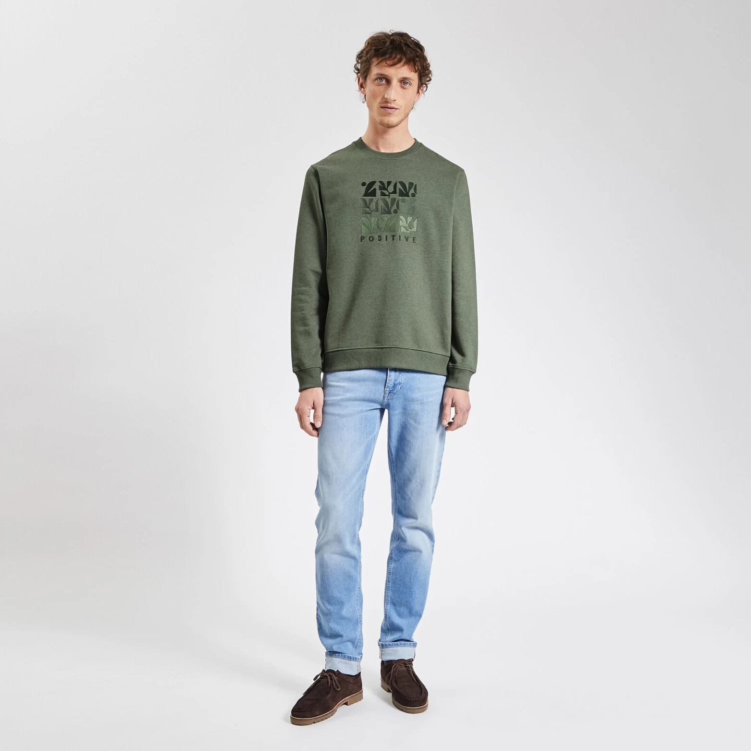 Sweat à Col Rond 100 % Recyclé 2 Sweat à Col Rond 100 % Recyclé – Image 2