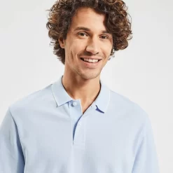 Polo Manches Courtes Uni Coton Piqué -Trendy Soldes 1003320 11044 V4