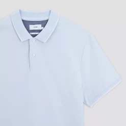 Polo Manches Courtes Uni Coton Piqué -Trendy Soldes 1003320 11044 V8
