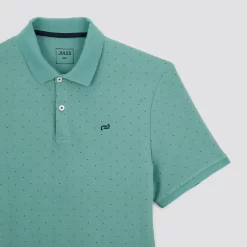 Polo Manches Courtes Piqué à Pois -Trendy Soldes 1003329 11567 V8