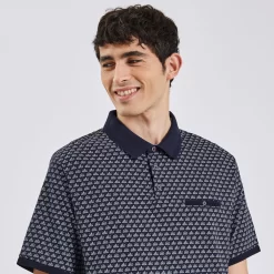 Polo Manches Courtes En Jersey Imprimé