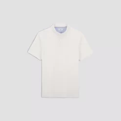 Polo Manches Courtes Col En Twill Boutonné -Trendy Soldes 1003333 10100 V11