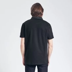 Polo Manches Courtes Col En Twill Boutonné -Trendy Soldes 1003333 18000 V3