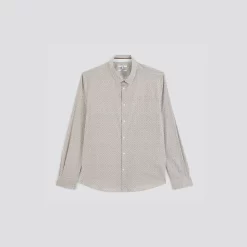 Chemise Imprimé Géométrique Satin -Trendy Soldes 1003340 12015 V11