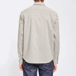 Chemise Imprimé Géométrique Satin -Trendy Soldes 1003340 12015 V3