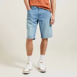 Bermuda En Jean En Coton Recyclé