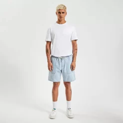 Short En Jean Découpe Poche Platrier -Trendy Soldes 1003410 11234 V2