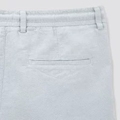 Bermuda Uni En Coton Lin -Trendy Soldes 1003413 11044 V10