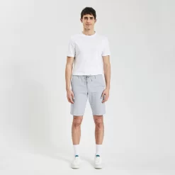 Bermuda Uni En Coton Lin -Trendy Soldes 1003413 11044 V2