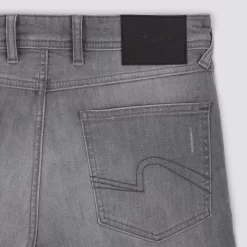 Bermuda En Jean Destroy Noir -Trendy Soldes 1003416 18001 V10