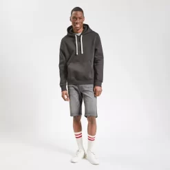 Bermuda En Jean Destroy Noir -Trendy Soldes 1003416 18001 V6