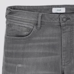 Bermuda En Jean Destroy Noir -Trendy Soldes 1003416 18001 V8