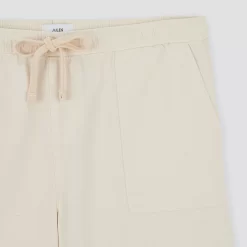 Bermuda Taille élastiquée Découpe Poche Platrier -Trendy Soldes 1003418 10141 V8