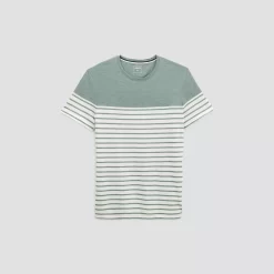 Tee Shirt Colorblock Marinière -Trendy Soldes 1003511 16041 V11
