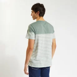 Tee Shirt Colorblock Marinière -Trendy Soldes 1003511 16041 V3