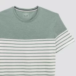 Tee Shirt Colorblock Marinière -Trendy Soldes 1003511 16041 V8