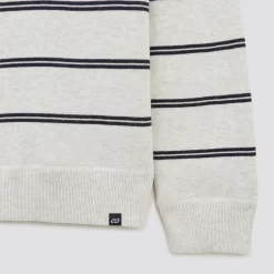 Pull Col Rond à Rayures -Trendy Soldes 1003517 10118 V9