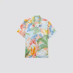 Chemisette Hawaienne Regular Viscose Ecovero -Trendy Soldes 1003523 11000 V11