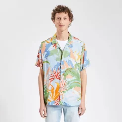 Chemisette Hawaienne Regular Viscose Ecovero -Trendy Soldes 1003523 11000 V2