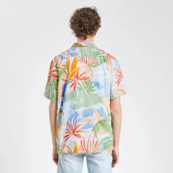 Chemisette Hawaienne Regular Viscose Ecovero -Trendy Soldes 1003523 11000 V3