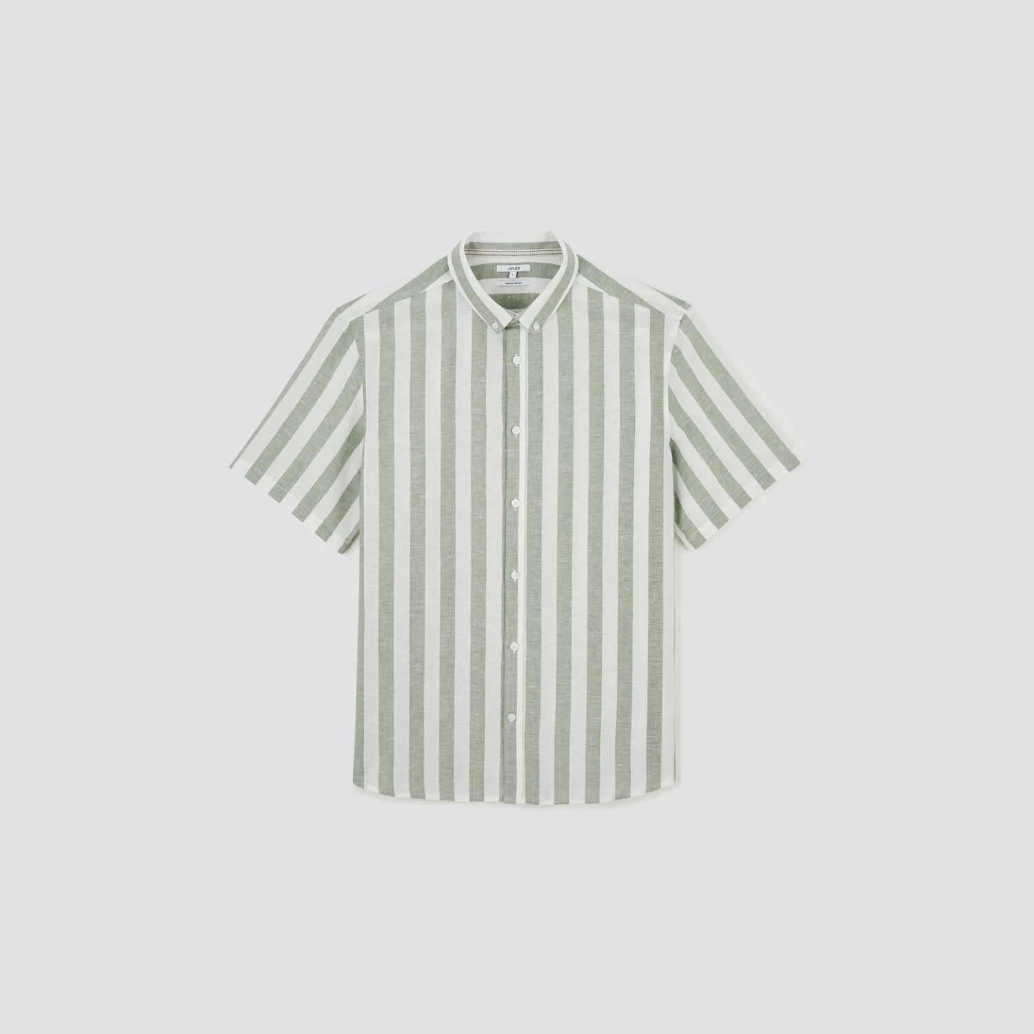 Chemisette Regular Rayures Coton Lin 6 Chemisette Regular Rayures Coton Lin – Image 6