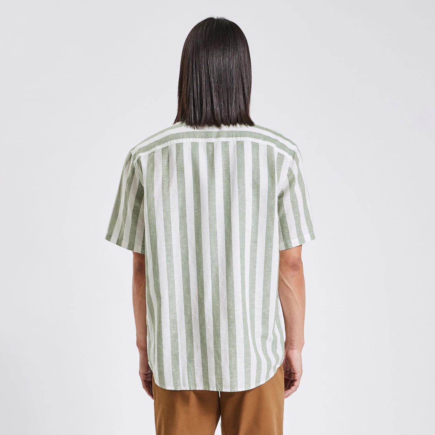 Chemisette Regular Rayures Coton Lin 5 Chemisette Regular Rayures Coton Lin – Image 5