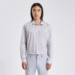 Chemise Regular Imprimé Fleur Coton Biologique