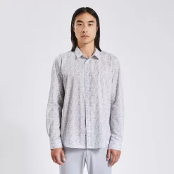 Chemise Regular Imprimé Fleur Coton Biologique -Trendy Soldes 1003546 10000 V2