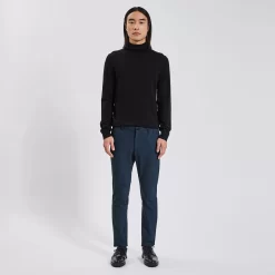 Pantalon Chino à Carreaux Bi-stretch -Trendy Soldes 1003568 11878 V2