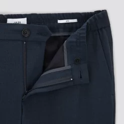 Pantalon Chino à Carreaux Bi-stretch -Trendy Soldes 1003568 11878 V8