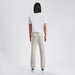 Pantalon Chino Bas Et Taille élastiqués -Trendy Soldes 1003571 10118 V3