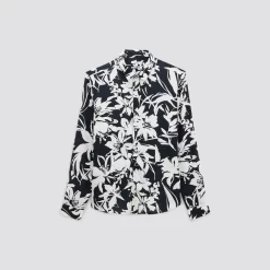 Chemise Regular Imprimé Grosse Fleur Viscose -Trendy Soldes 1003591 11214 V11