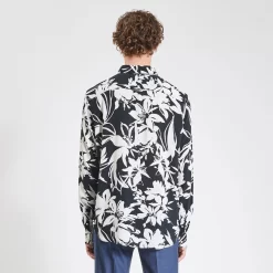 Chemise Regular Imprimé Grosse Fleur Viscose -Trendy Soldes 1003591 11214 V3