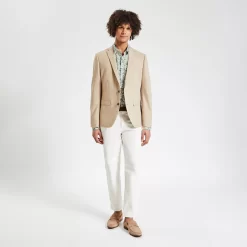 Chemise Slim Imprimé Fleur Coton Biologique -Trendy Soldes 1003594 16023 V6