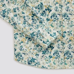 Chemise Slim Imprimé Fleur Coton Biologique -Trendy Soldes 1003594 16023 V9