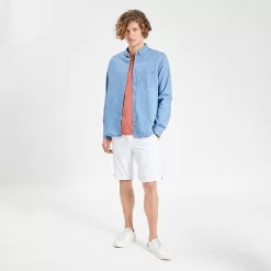 Tee Shirt Matière Flammée Brodé -Trendy Soldes 1003599 13702 V6