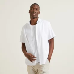Chemisette Regular Sans Repassage Unie Coton