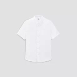 Chemisette Regular Sans Repassage Unie Coton -Trendy Soldes 1003609 10000 V11