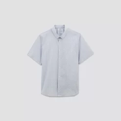 Chemisette Slim Imprimé Fleur Coton Biologique -Trendy Soldes 1003611 10000 V11