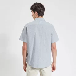 Chemisette Slim Imprimé Fleur Coton Biologique -Trendy Soldes 1003611 10000 V3