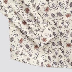 Chemise Slim Imprimé Fleur Coton Biologique -Trendy Soldes 1003618 10000 V9