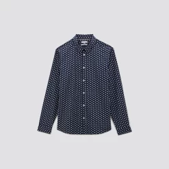 Chemise Slim Imprimé Géométrique Coton -Trendy Soldes 1003619 11214 V11