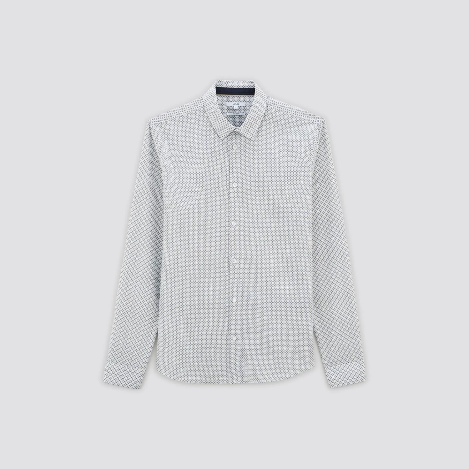 Chemise Slim Imprimé Géométrique Coton 6 Chemise Slim Imprimé Géométrique Coton – Image 6