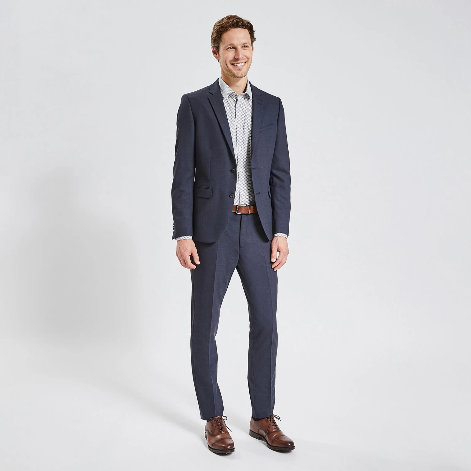 Chemise Slim Imprimé Géométrique Coton 2 Chemise Slim Imprimé Géométrique Coton – Image 2