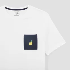 Tee Shirt De Pyjama Avec Poche Poitirine Fantaisie -Trendy Soldes 1003643 10000 V8