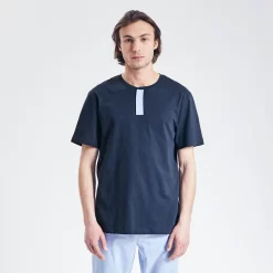 Tee-Shirt Col Tunisien -Trendy Soldes 1003644 11846 V2